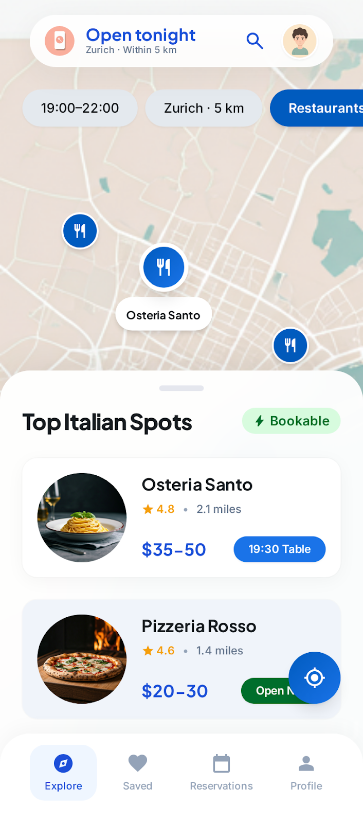 DinnerDate app screenshot 1 of 3